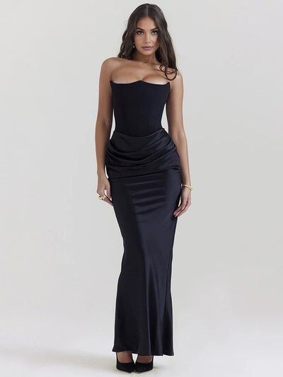 Silk dress "Garden Party" – Timeless & chic