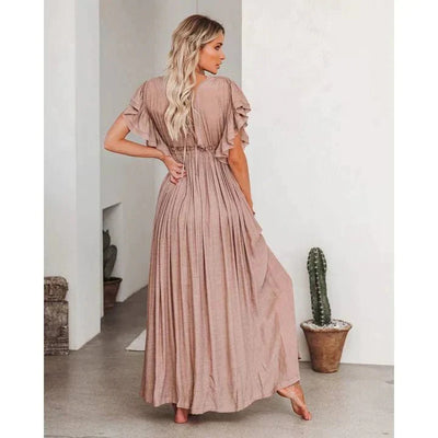 Maxi Taupe Ibiza Dress