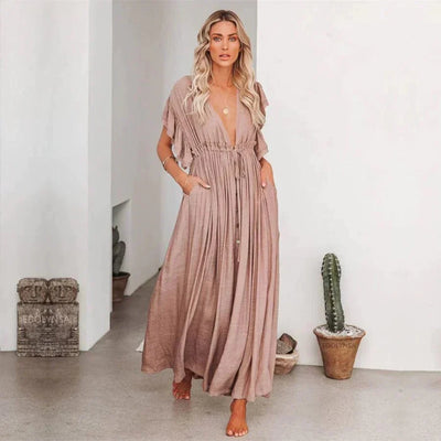 Maxi Taupe Ibiza Dress