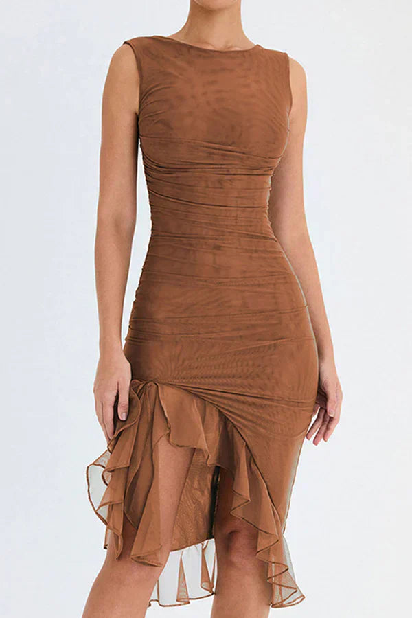 Lorienne | Ruffle Dress
