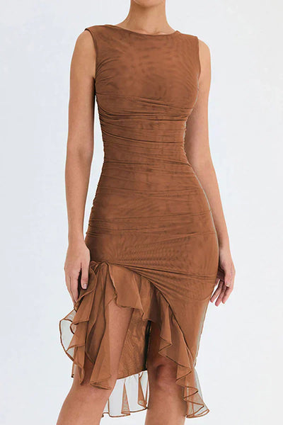 Lorienne | Ruffle Dress