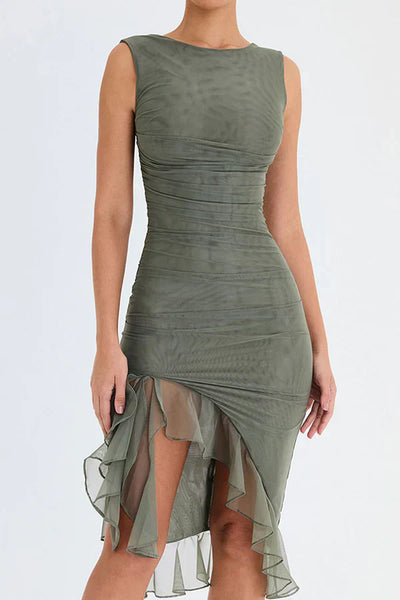 Lorienne | Ruffle Dress