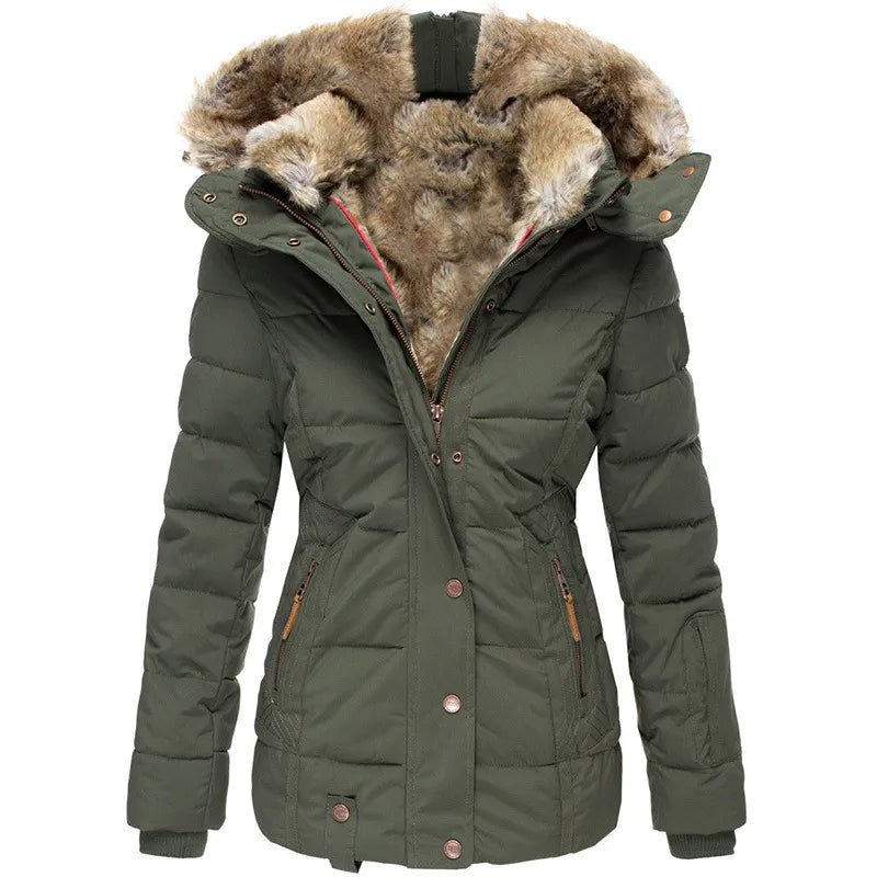 Nora | Warmer Winter Coat with Fur Lining