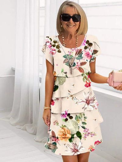 Cascading Multi-Plant Dress
