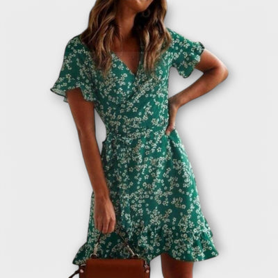 Green Boho Dress