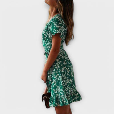 Green Boho Dress