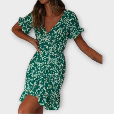 Green Boho Dress