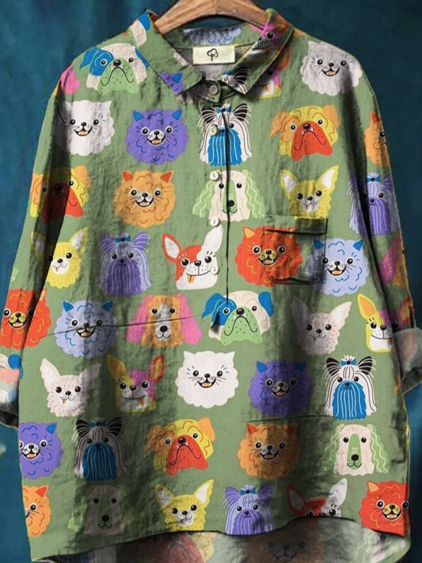 Honden Kunst T-shirt - Puur & stijlvol