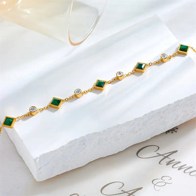 Amelisse Green Elegance Bracelet