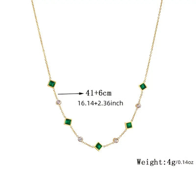 Amelisse Emerald Elegance Necklace