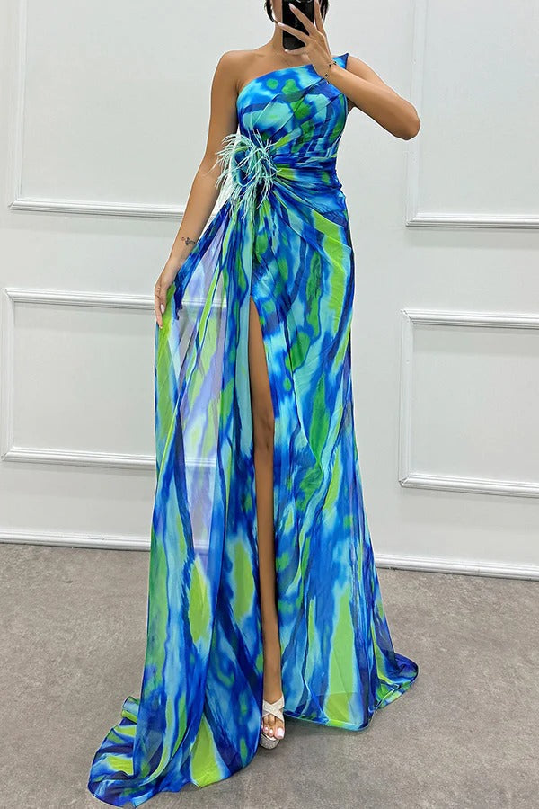 Illyra | Printed Maxi Dress