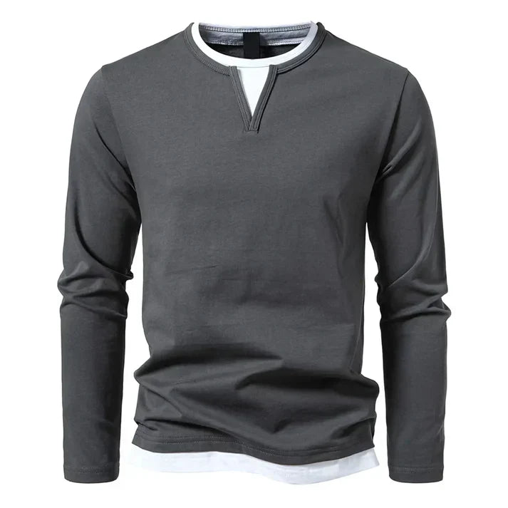 MIRAVO | Premium Long Sleeve T-Shirt in Combed Cotton