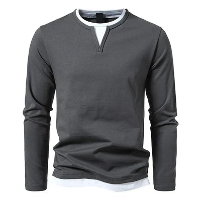 MIRAVO | Premium Long Sleeve T-Shirt in Combed Cotton