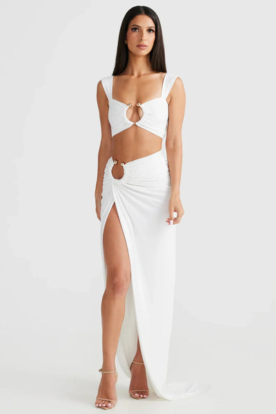 Alarice | Cut-Out Maxi Skirt