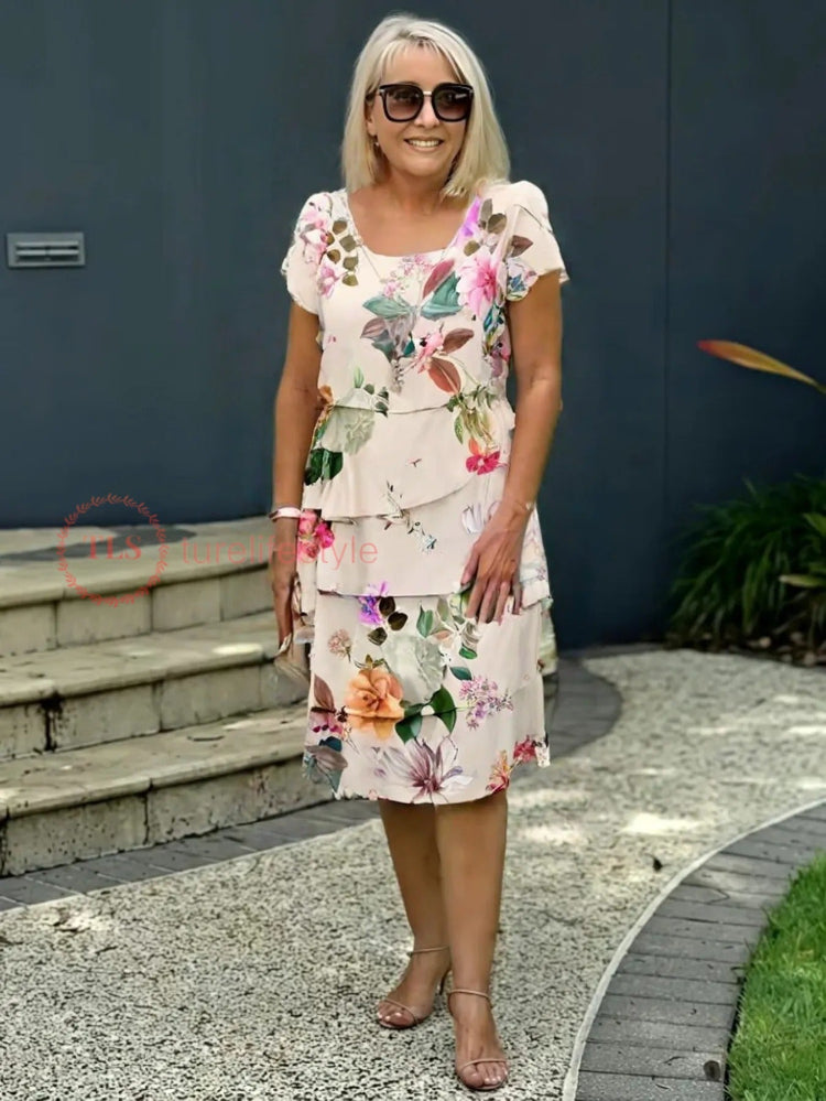 Cascading Multi-Plant Dress