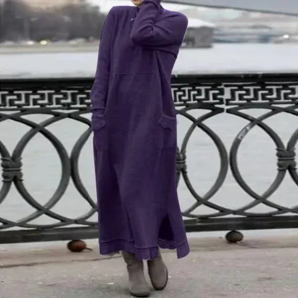 Wool & Cotton Maxi Dress