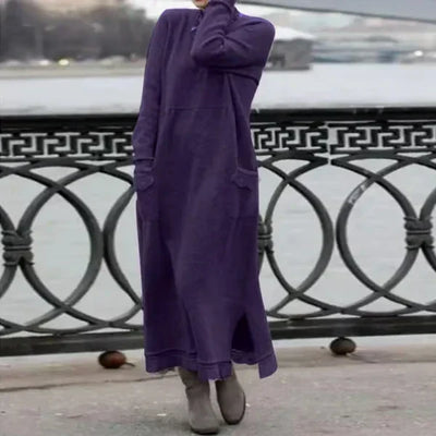 Wool & Cotton Maxi Dress