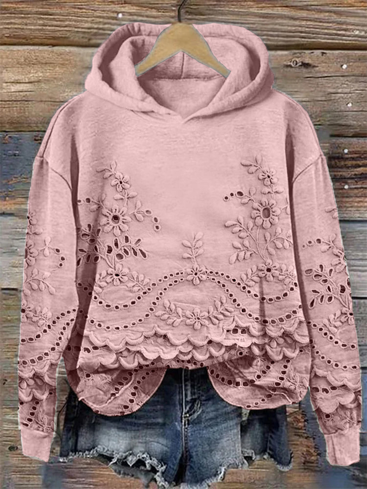 Retro Printed Hoodie