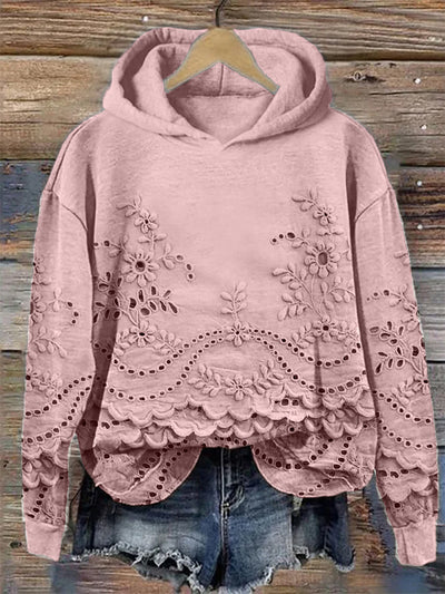 Retro Printed Hoodie
