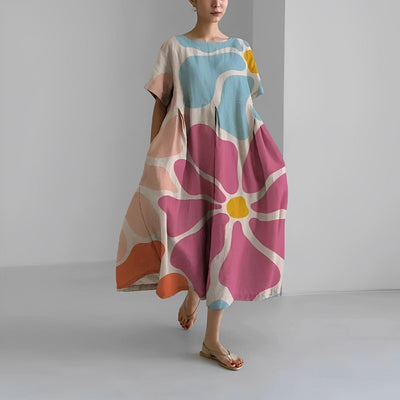 Floral Bohemian Dress - Amelia