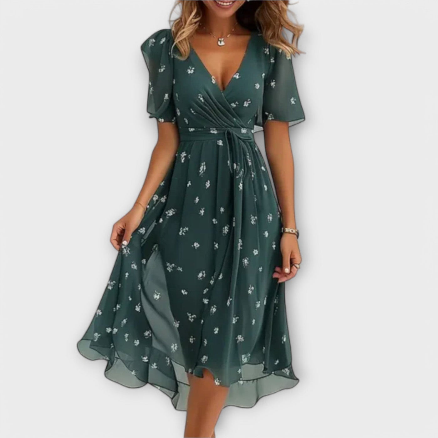 Annegret | V-Neck Dress