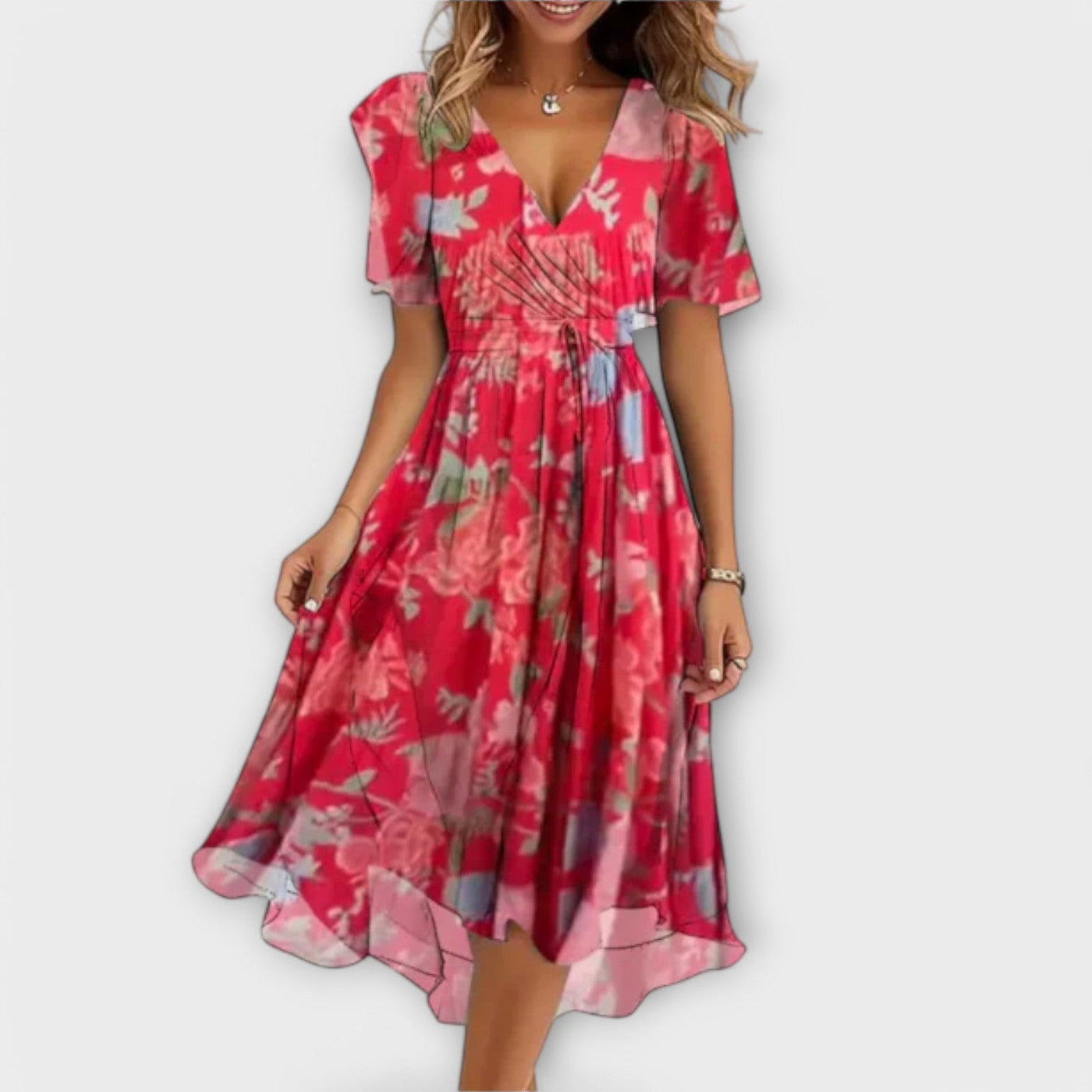 Annegret | V-Neck Dress