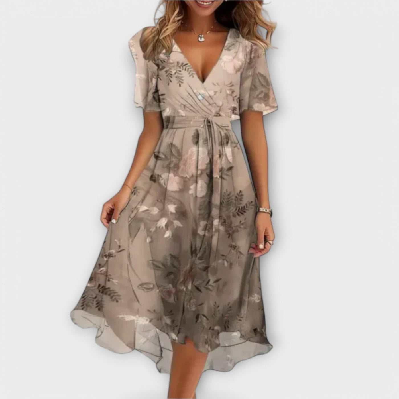 Annegret | V-Neck Dress