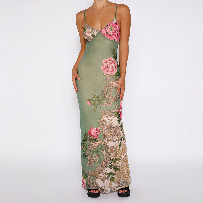 Lily | Floral Maxi Dress