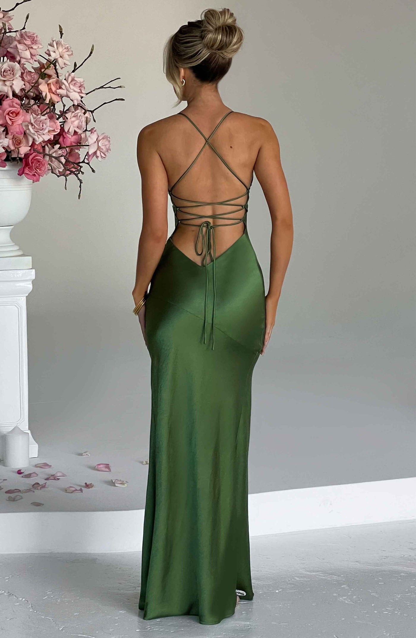 Isobel | Satin Maxi Dress