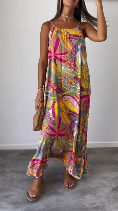 Comfortable Floral Dress
