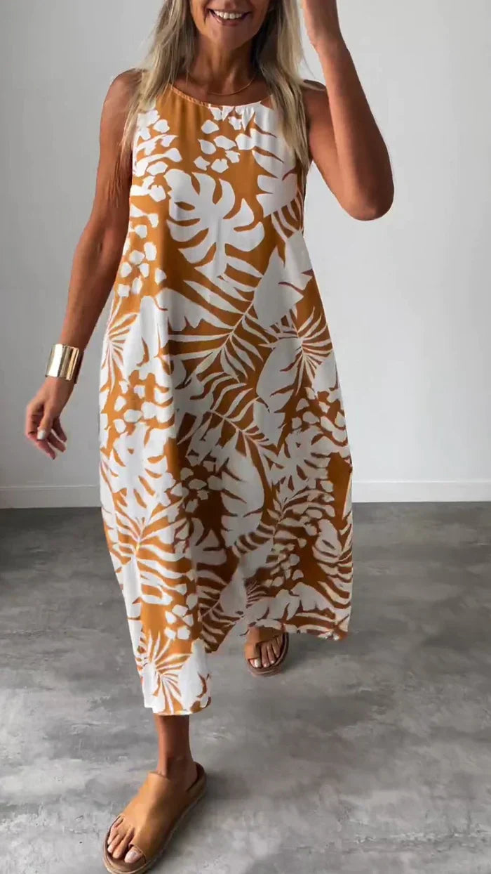Comfortable Floral Dress
