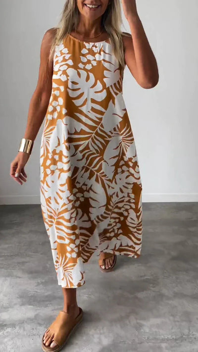Comfortable Floral Dress