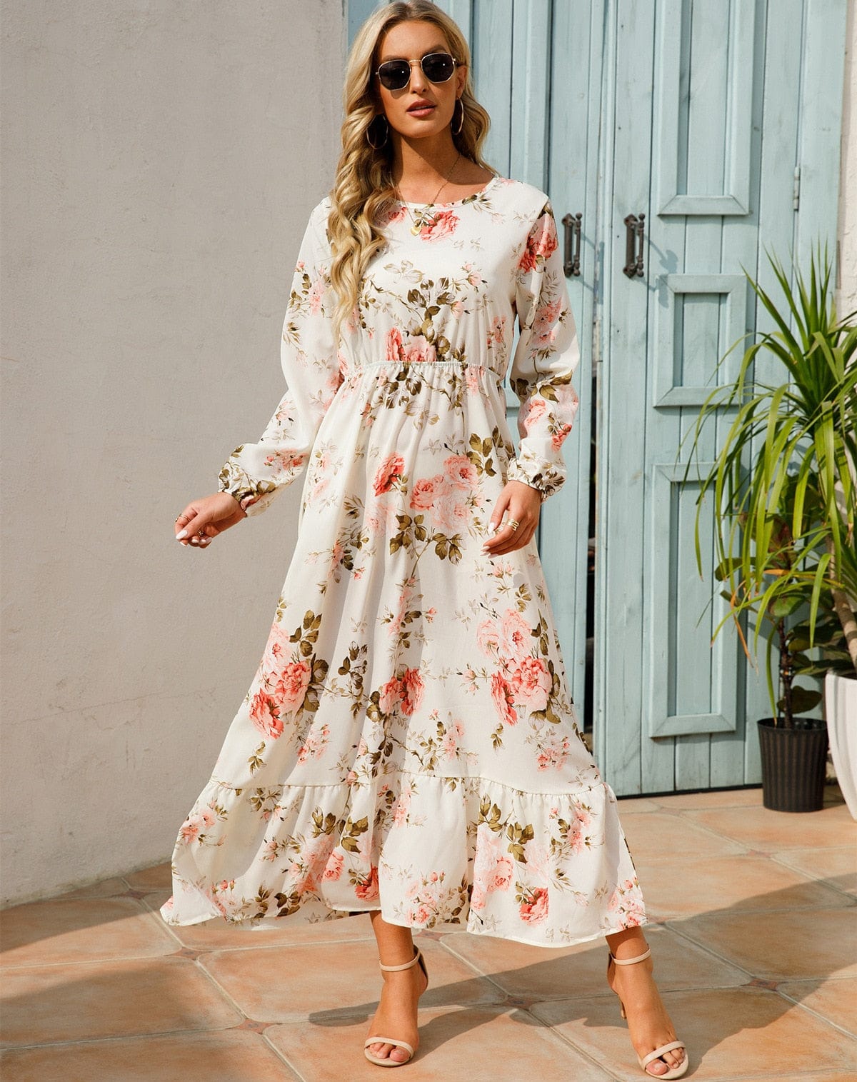 Julia | Floral Maxi Dress