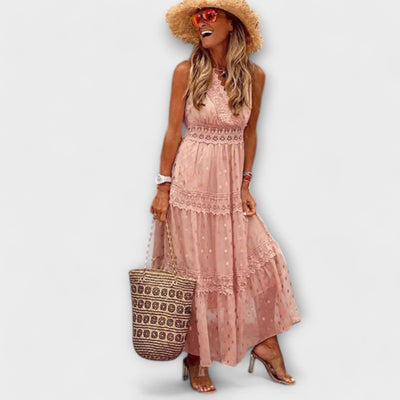 Boho Lace Maxi Dress