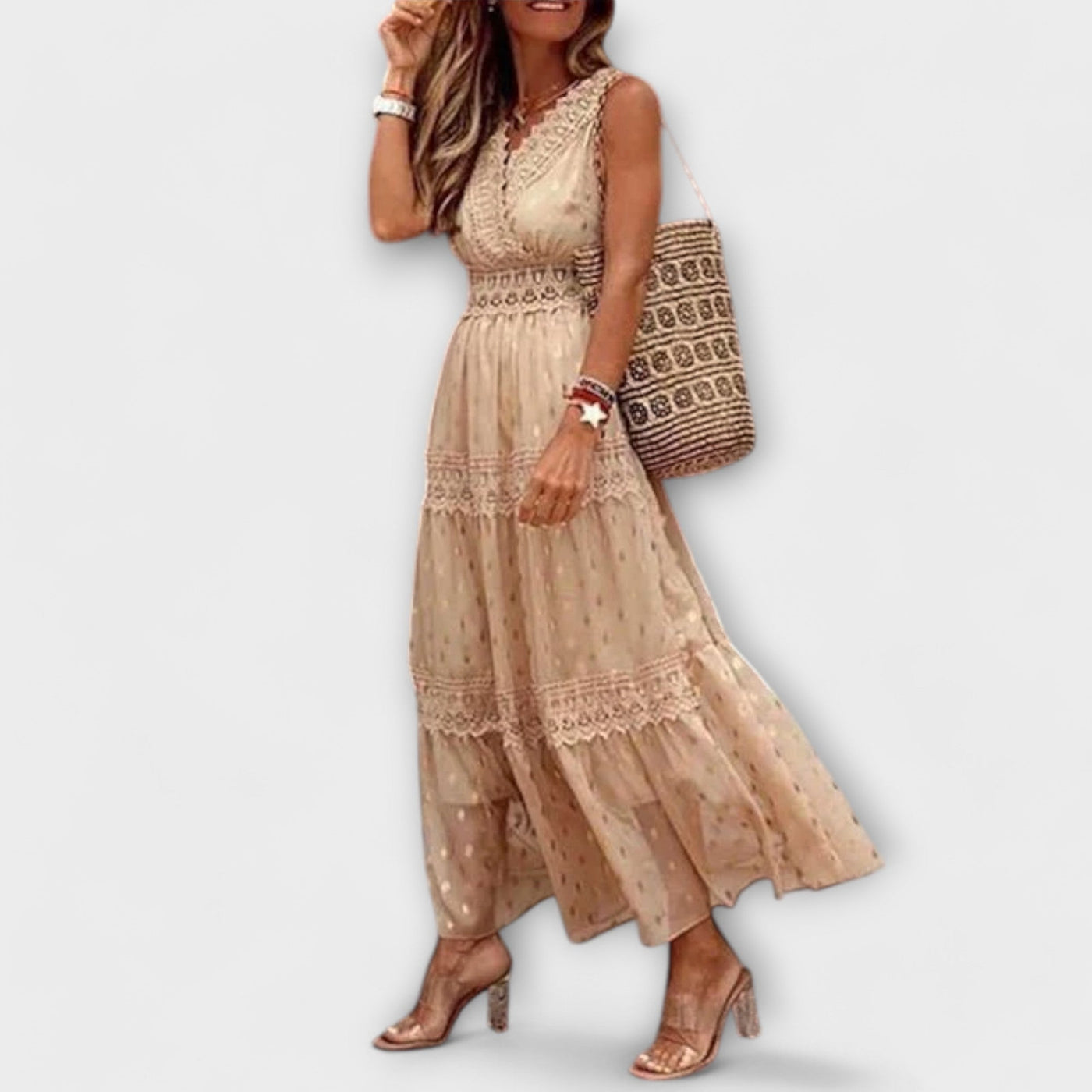 Boho Lace Maxi Dress