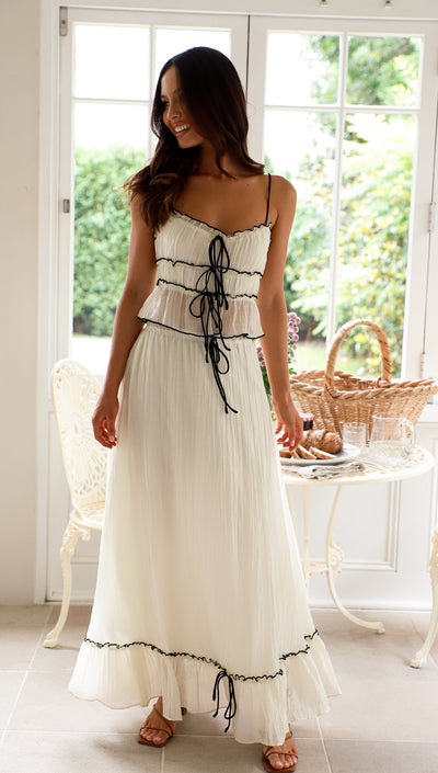 Grace | Ruffle Maxi Set
