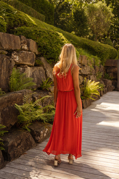 Silk dress "Garden Party" – Elegant & refined