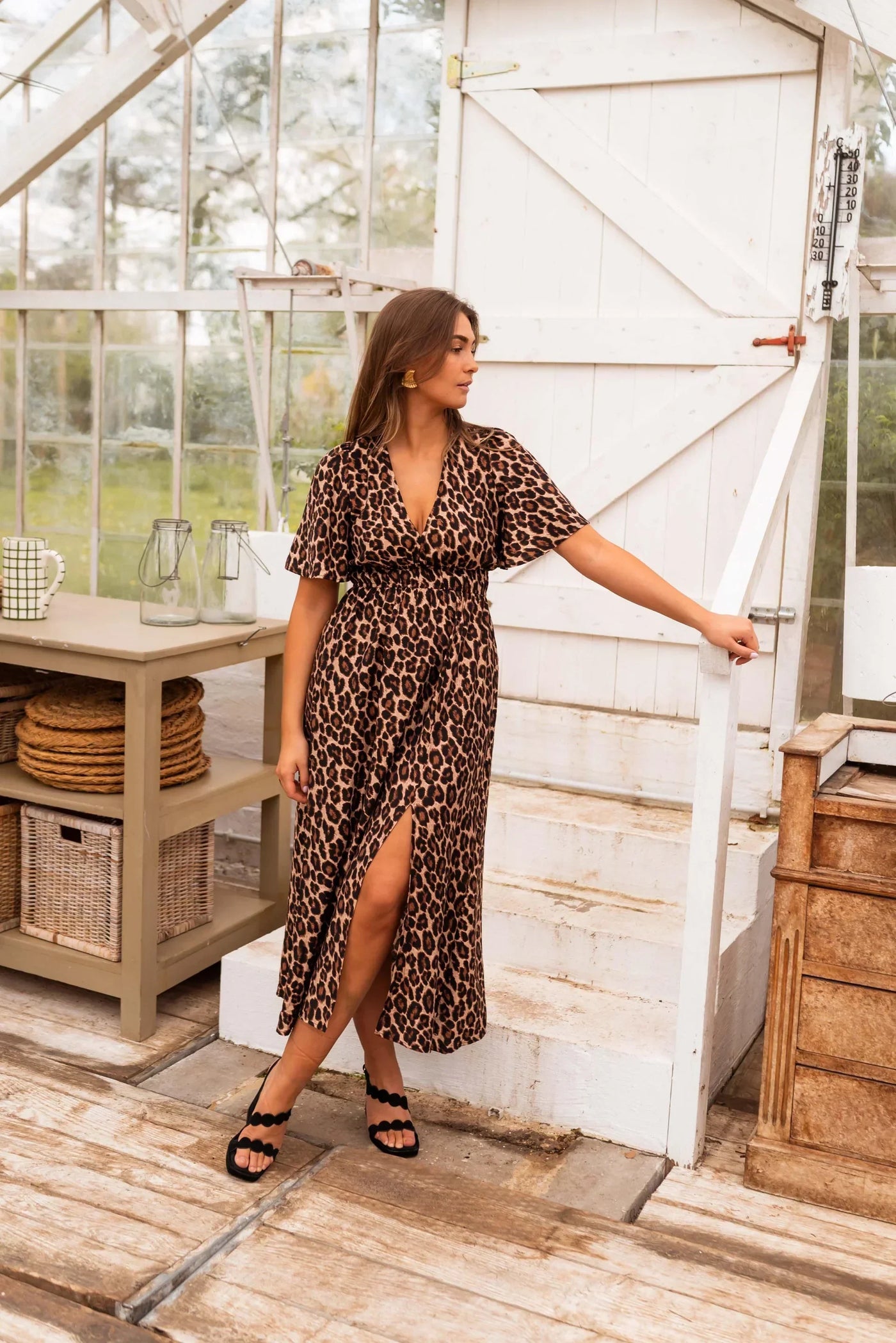Silk dress "Garden Party" – Elegant & refined