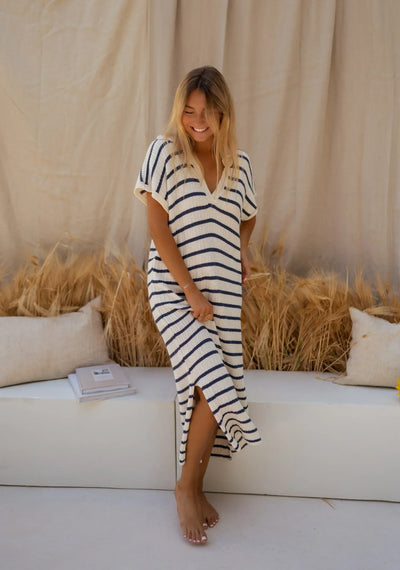Silk dress "Morning Coffee" – Fresh & feminine