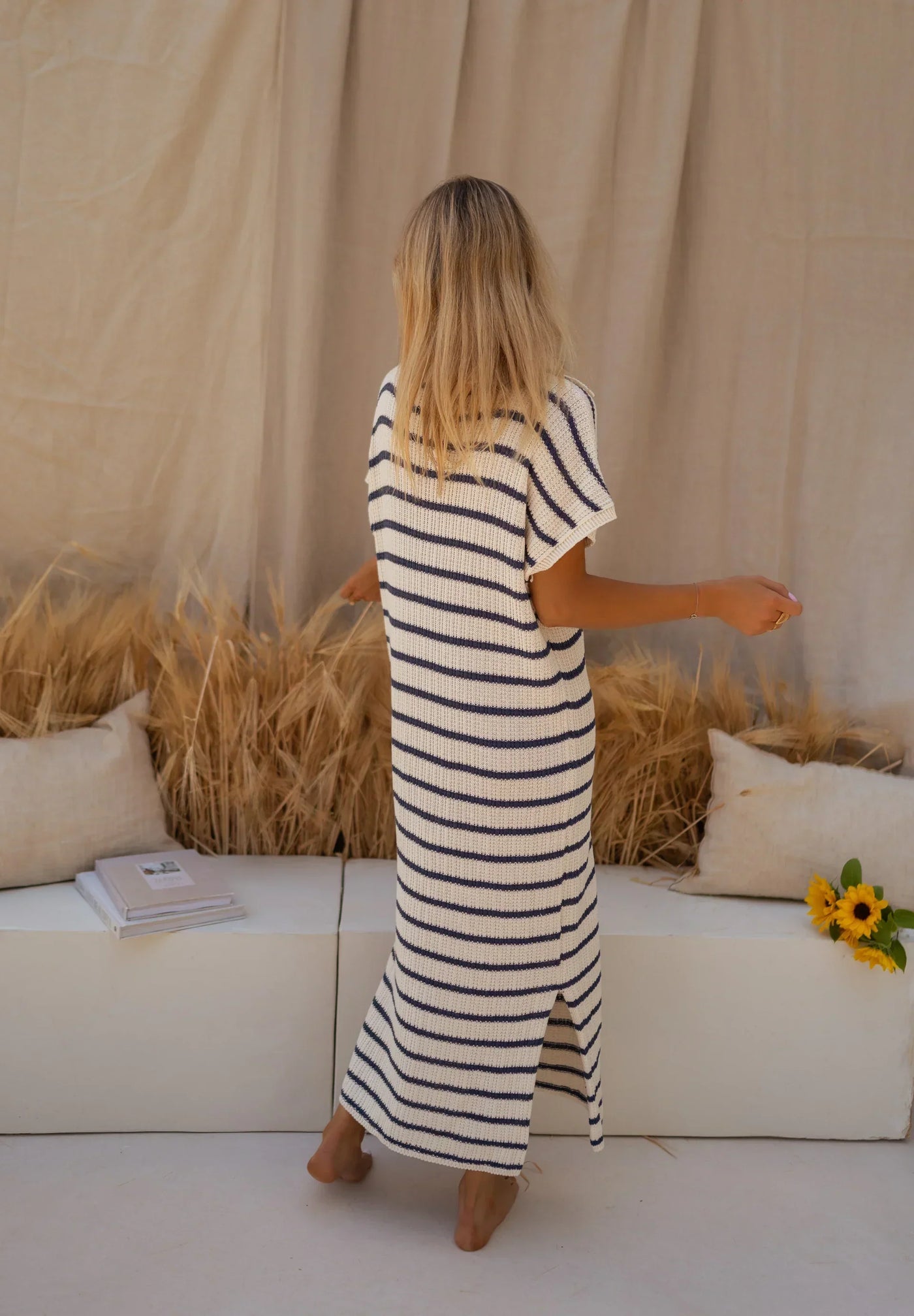 Silk dress "Morning Coffee" – Fresh & feminine