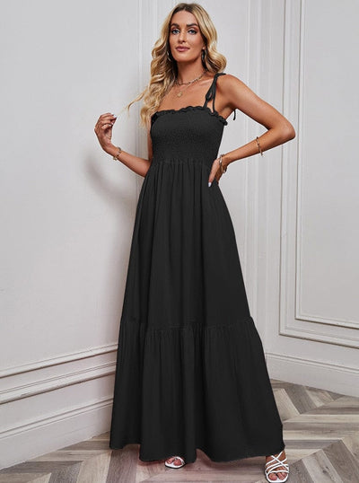 Black Simple Maxi Dress