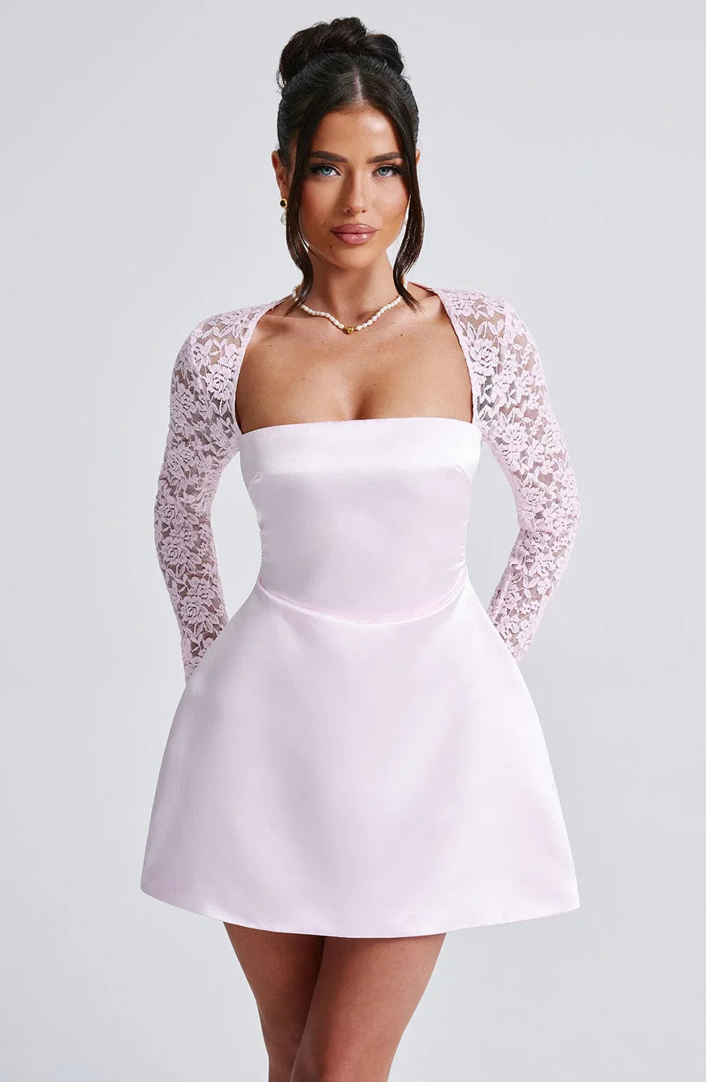 Hyacinth | Satin Dress