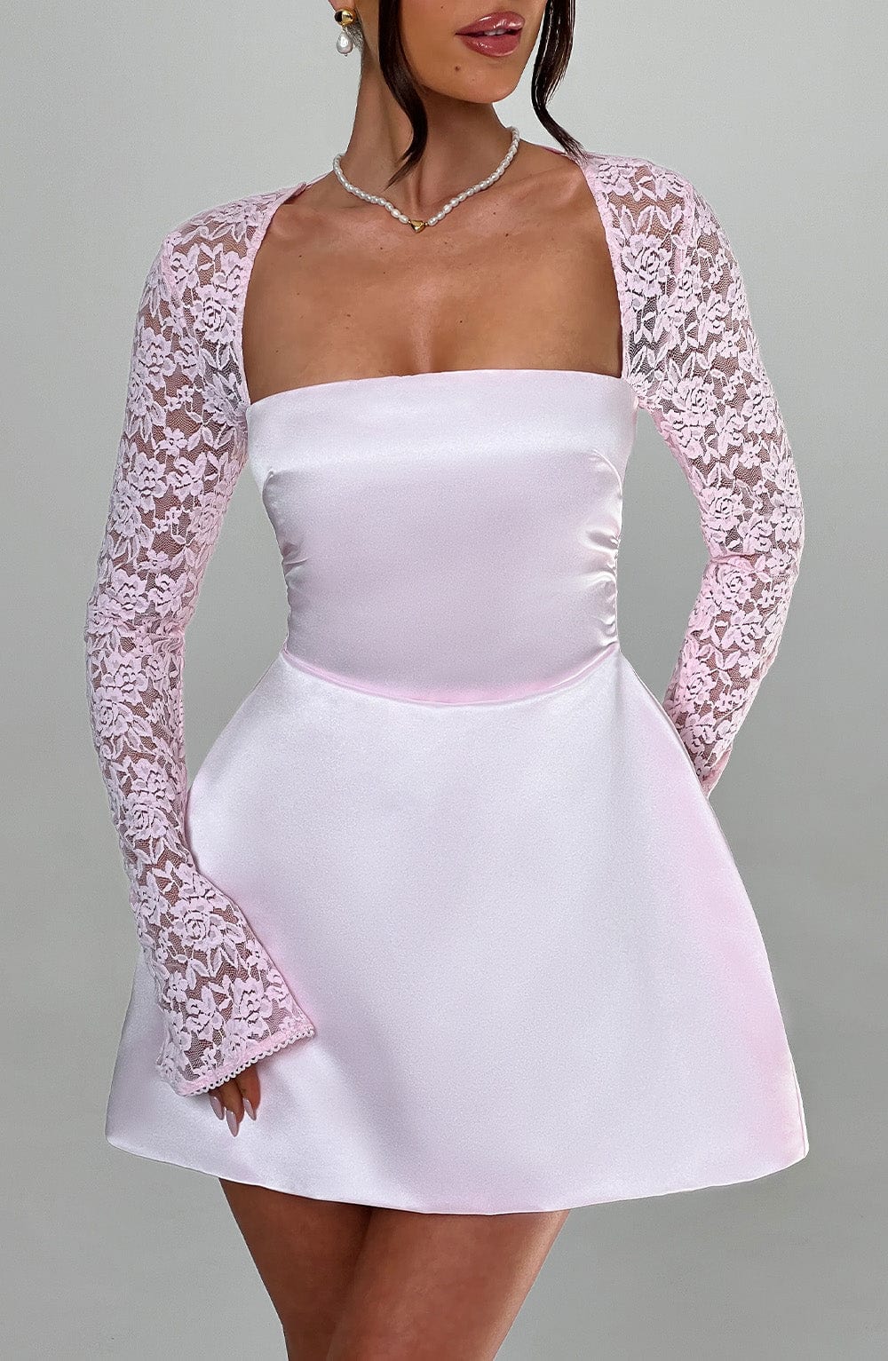 Hyacinth | Satin Dress