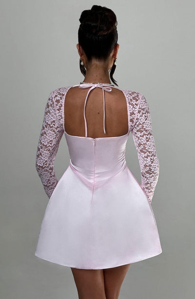 Hyacinth | Satin Dress