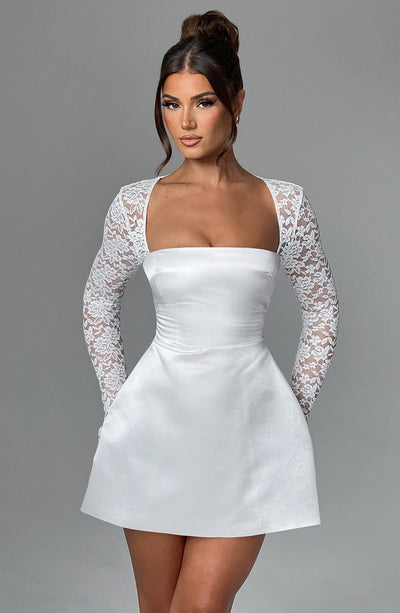 Hyacinth | Satin Dress