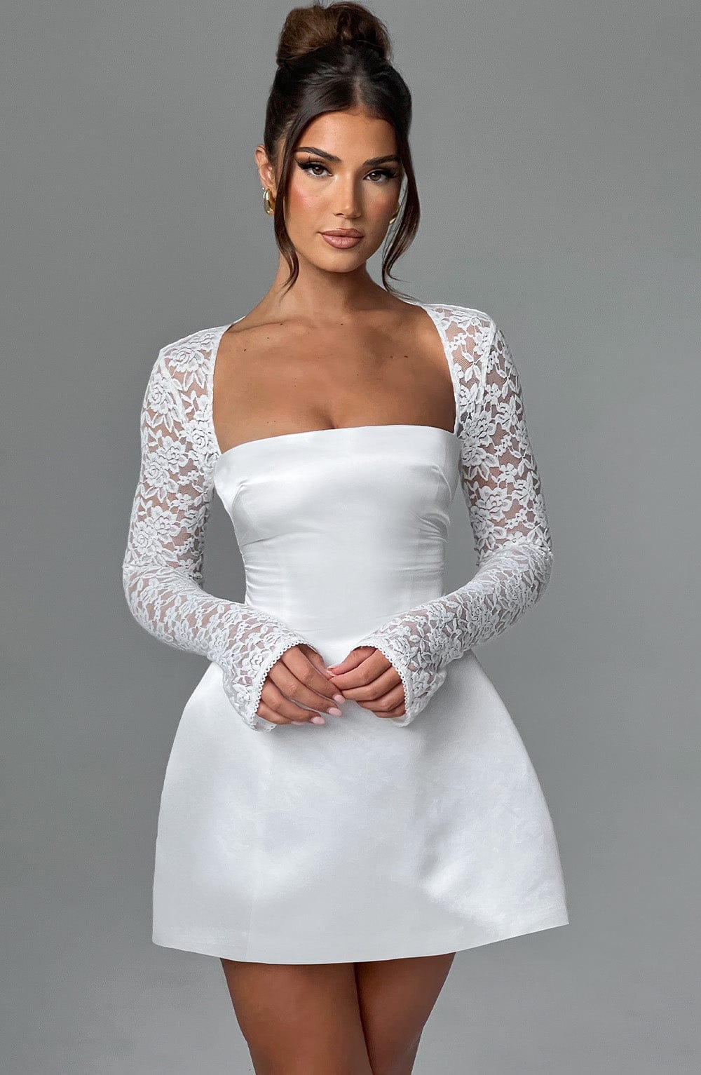 Hyacinth | Satin Dress