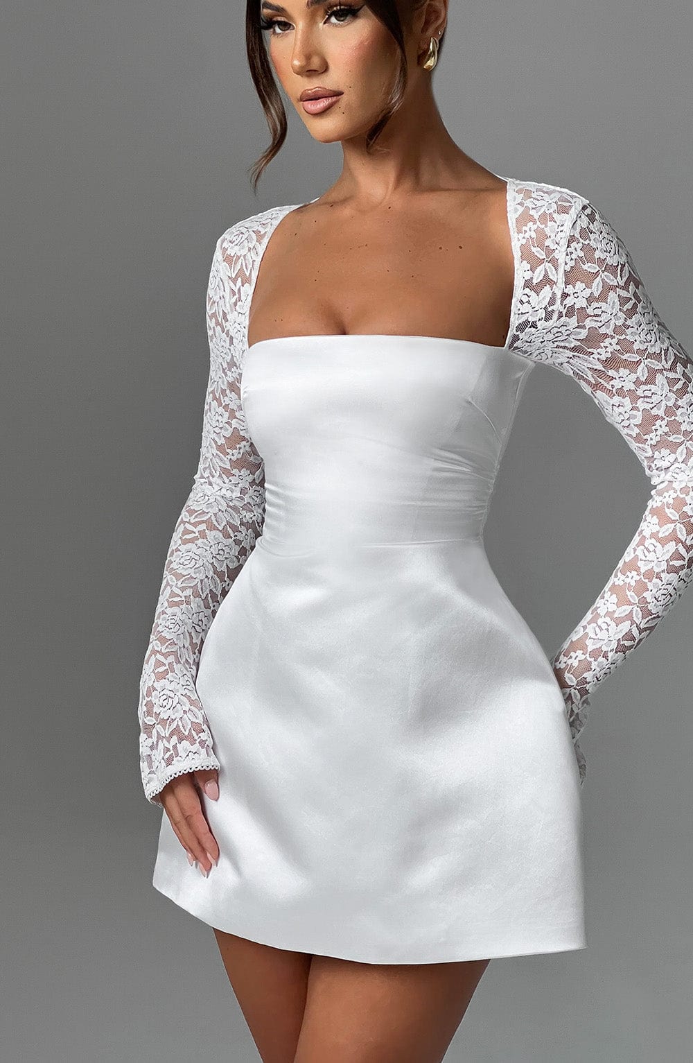 Hyacinth | Satin Dress