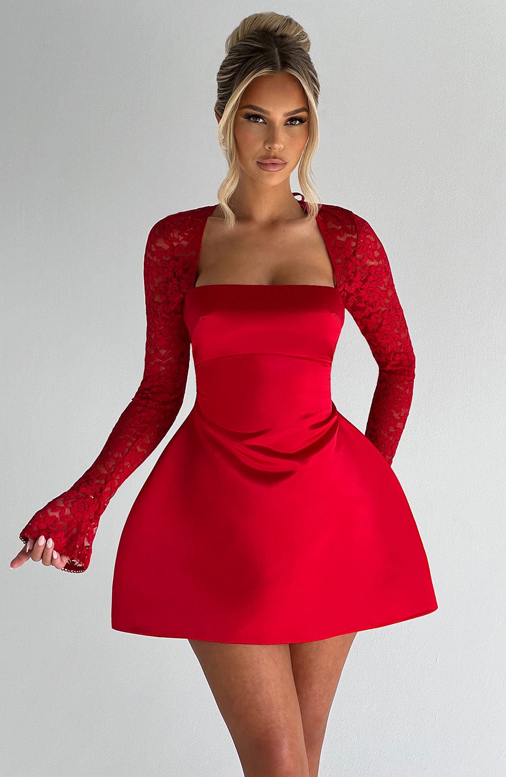 Hyacinth | Satin Dress