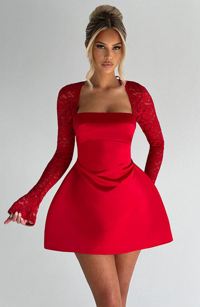 Hyacinth | Satin Dress
