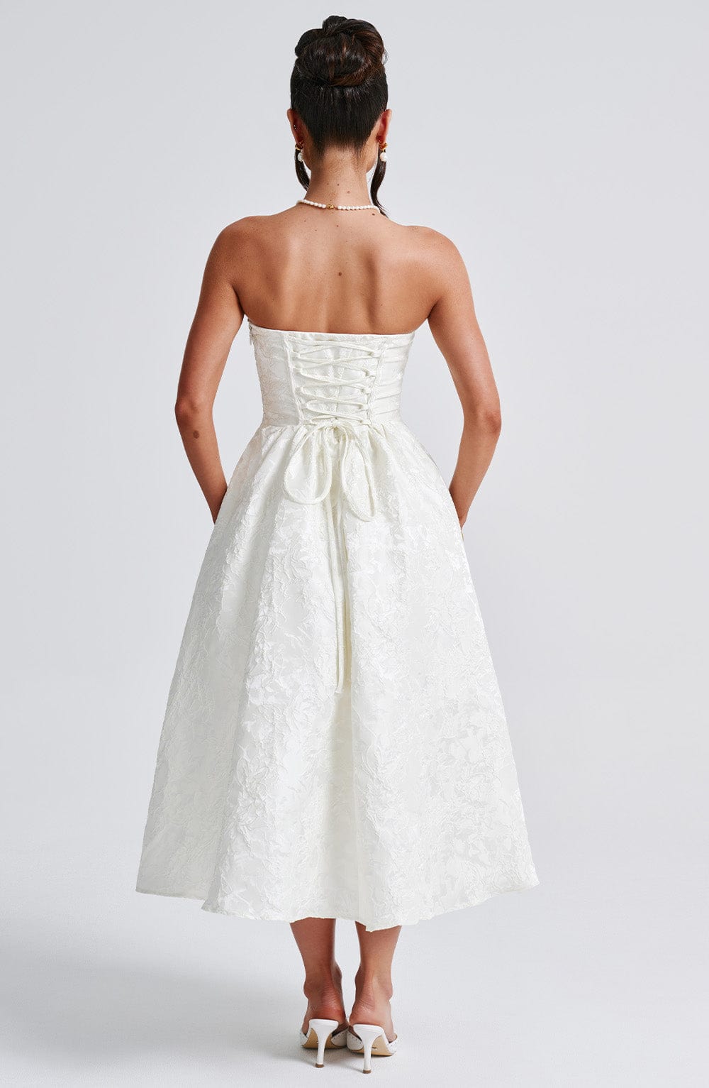 Cressida | Jacquard Midi Dress